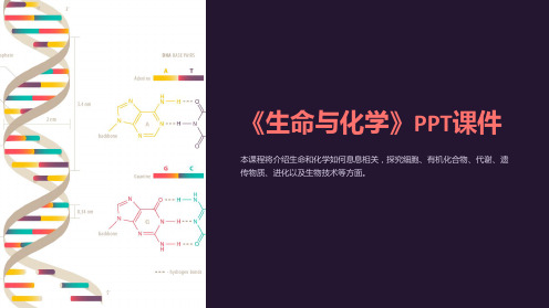 《生命与化学》课件