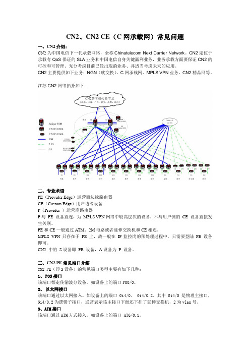 CN2、CN2+CE常见问题