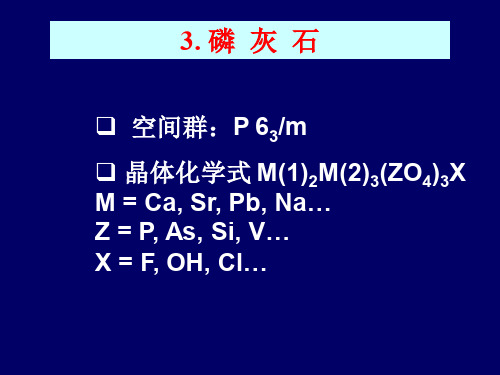 南京大学地科院-成岩成矿矿物学-第十讲-磷灰石