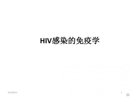 HIV感染免疫学PPT课件