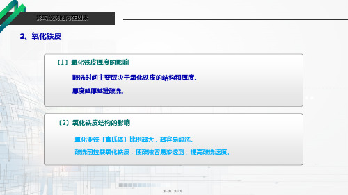 黑色冶金技术《5影响酸洗的内在因素-智慧树》