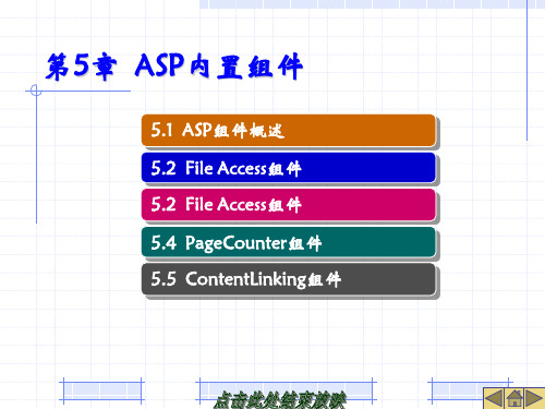 第5章  ASP内置组件