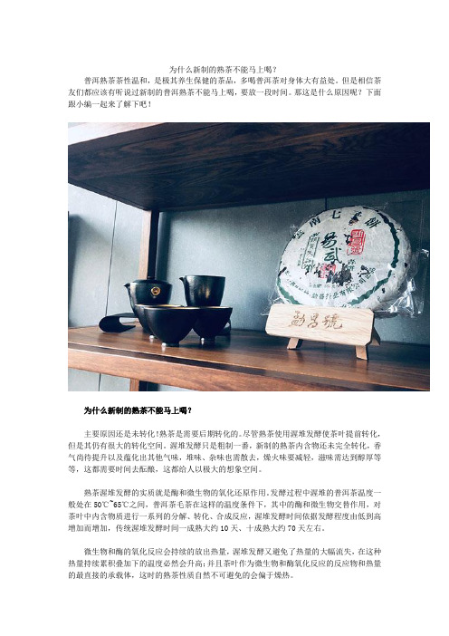 为什么新制的熟茶不能马上喝？