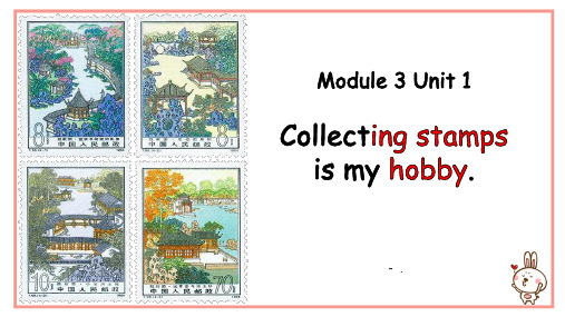 《Collecting stamps is my hobby》PPT精品课件