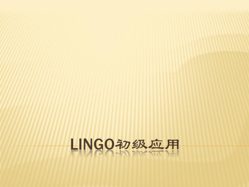 数学建模软件之lingo软件课件