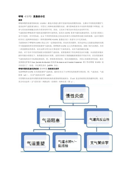 哮喘 -COPD 重叠综合征题库