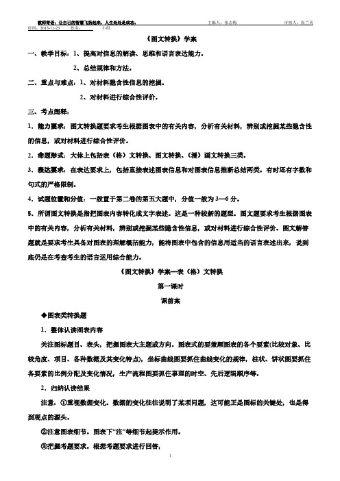 图文转换学案