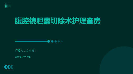 腹腔镜胆囊切除术护理查房