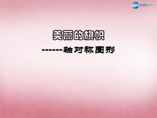 青岛版五年级数学上册第二单元图案美-对称、平移与旋转信息窗1