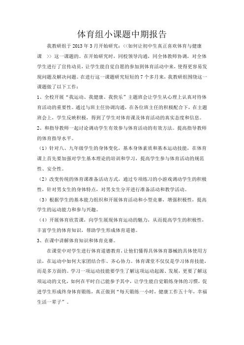 小课题中期报告Microsoft Word 文档 (2)