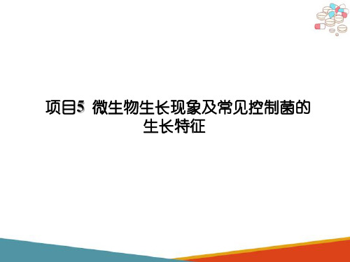 药品生物检定的基础知识 微生物生长现象及常见控制菌的生长特(药品生物检定技术课件)