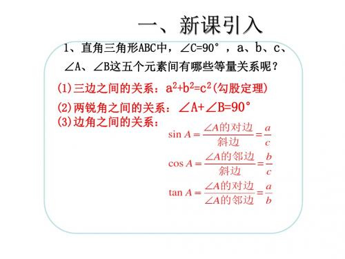 【学海风暴】人教版九年级数学下册(教案 学案 课件 检测 备课资源)第二十八章 锐角三角函数 (19份打包)