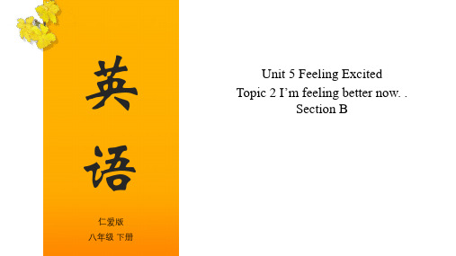 Unit 5 Topic 2 Section B-八年级英语下册(仁爱版)