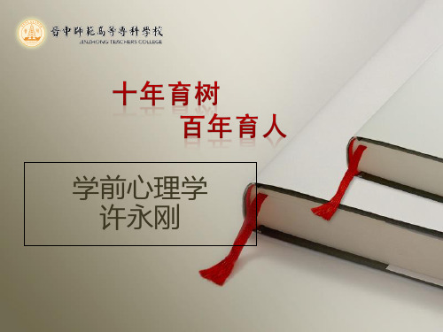 学前心理学(学前儿童思维发展的特征)PPT课件