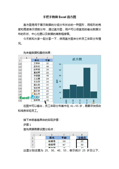 手把手教做Excel直方图