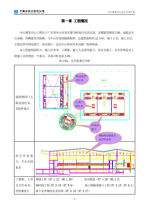 中山博览中心安全施工专项方案