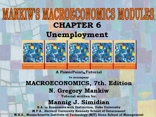 Chapter 6英文曼昆宏观经济学-7版-讲义PPT-Principles_of_Macroeconomics-7e