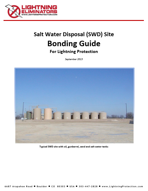 美国光线保护公司 Salt Water Disposal (SWD) 站点电缆接地指南说明书