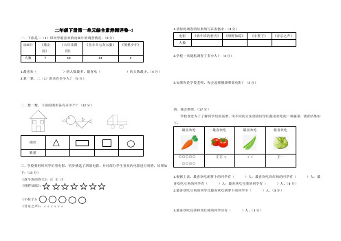 人教版二年级下学期数学单元同步测试卷