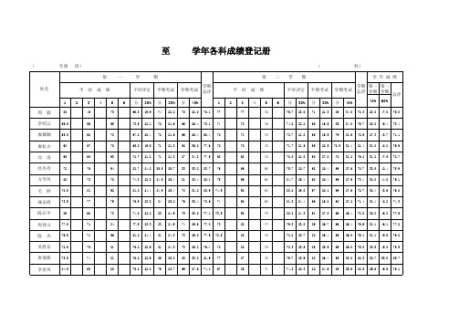 记分册13