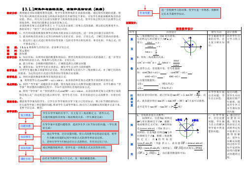 人教A版高中数学必修四两角和与差的正弦、余弦、正切公式教案(4)