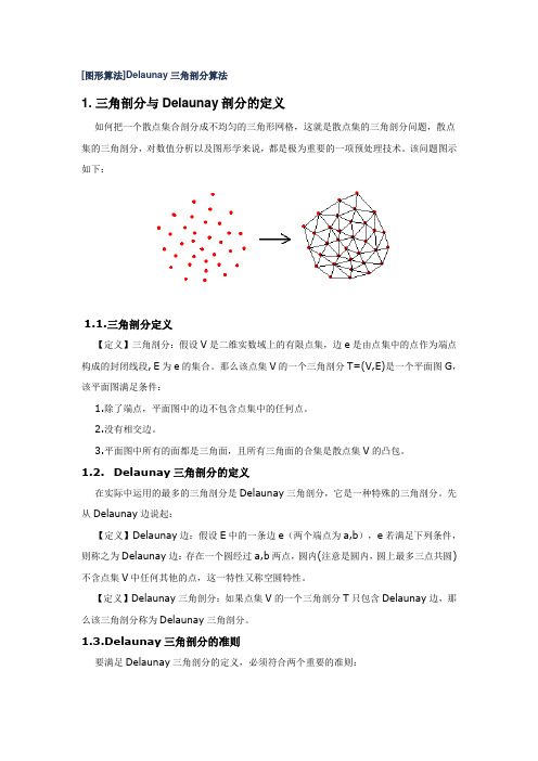 图形算法-Delaunay三角剖分算法