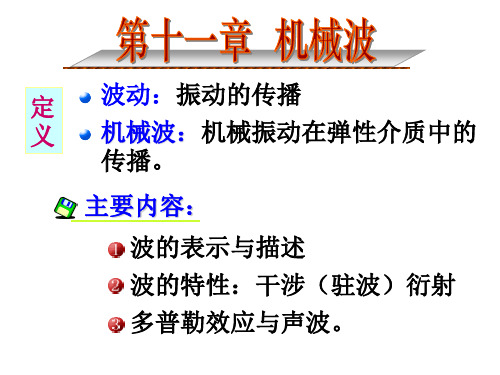 大学物理课件1机械波