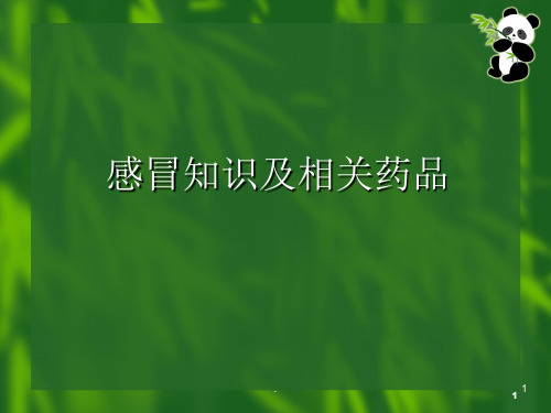 感冒及用药ppt演示课件