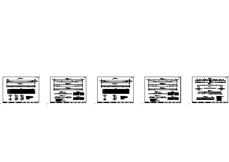 梁桥施工图纸30mT梁钢束布置图