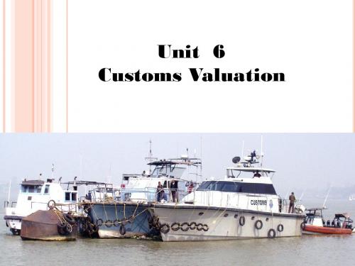 Customs Valuation