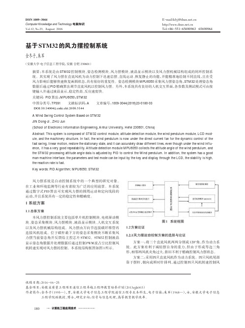 基于STM32的风力摆控制系统