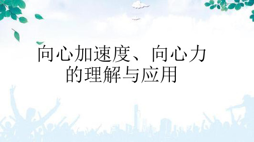 高中物理：向心加速度、向心力理解与应用