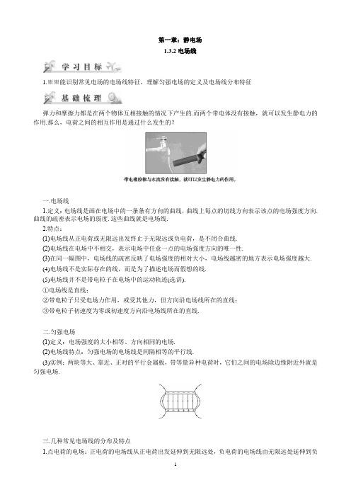 1.3.2电场线教案