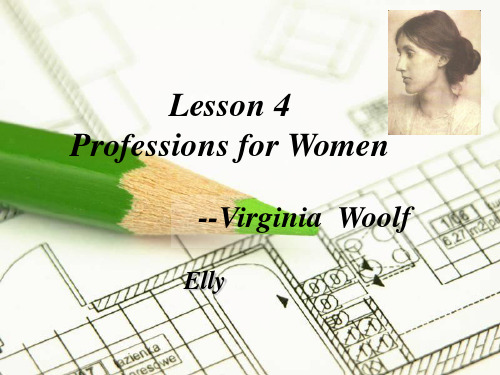 Lesson4 Professions for women 名词解释