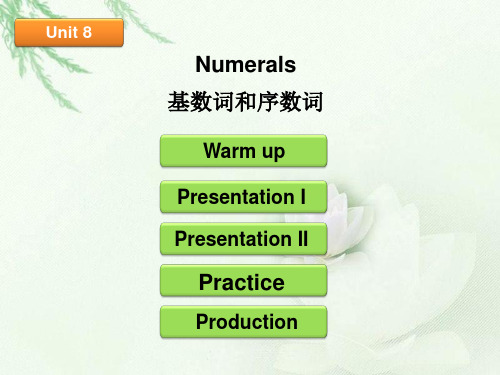 小学英语语法课件-基数词和序数词 (共24张PPT) 全国通用