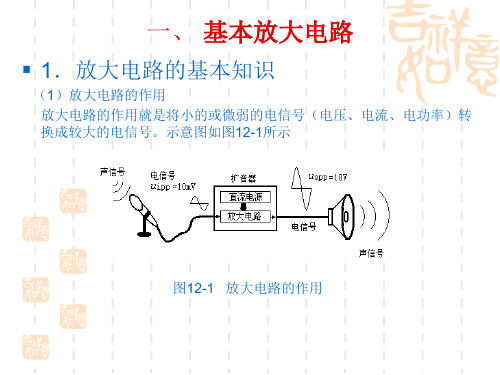 基本放大电路ppt课件