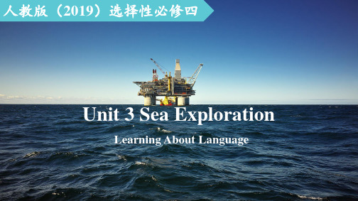 高二英语人教版 选择性必修四  Unit 3 Learning About Language