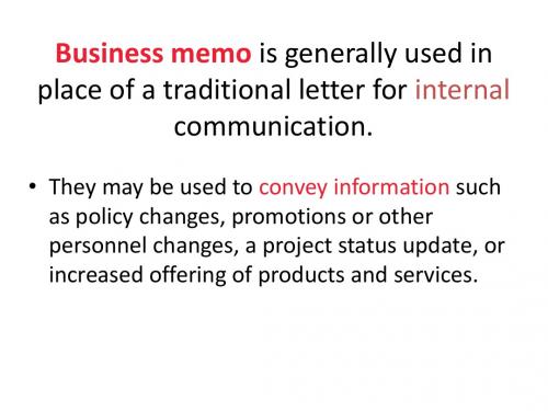 memo