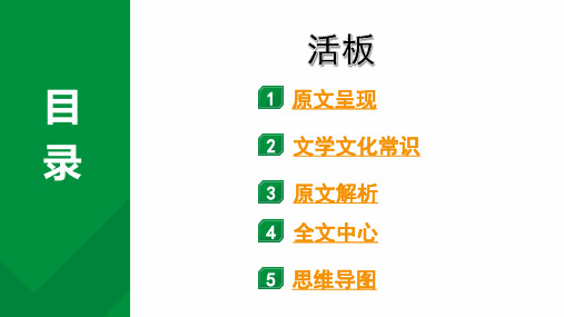 2024成都中考语文备考文言文专题 活板”三行对译“(教学课件)