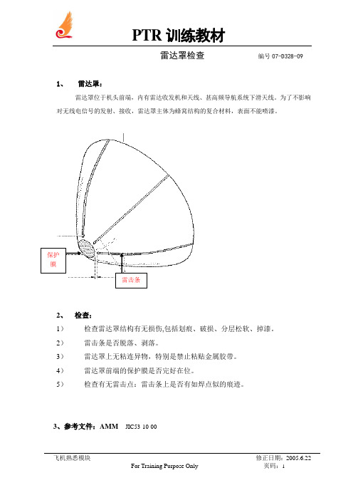 09雷达罩检查(D328)