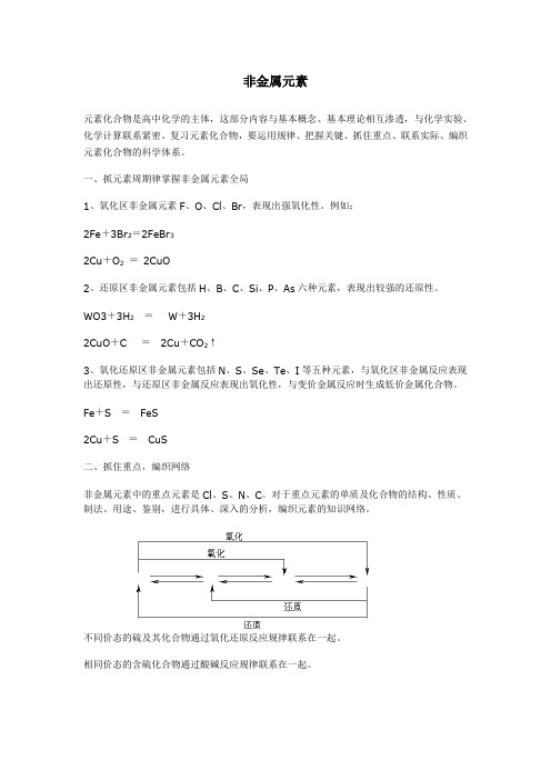 非金属元素