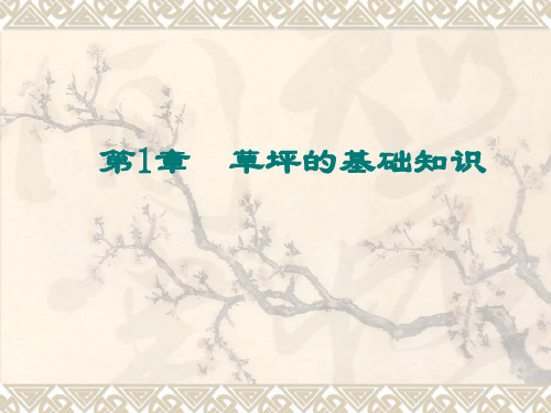 第1章 草坪的基础知识