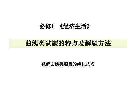 2020年经济生活《曲线类题型》的解题技巧方法攻克