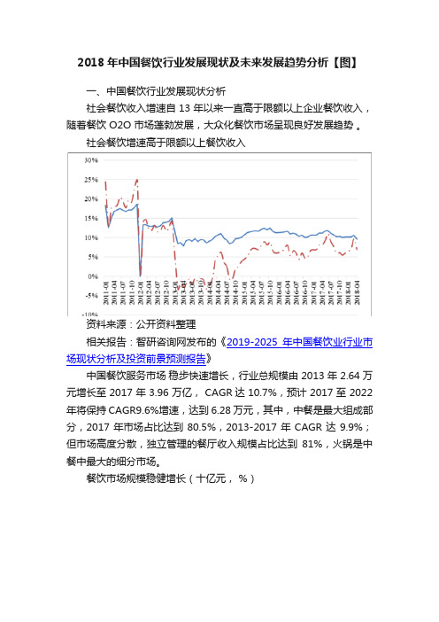 2018年中国餐饮行业发展现状及未来发展趋势分析【图】