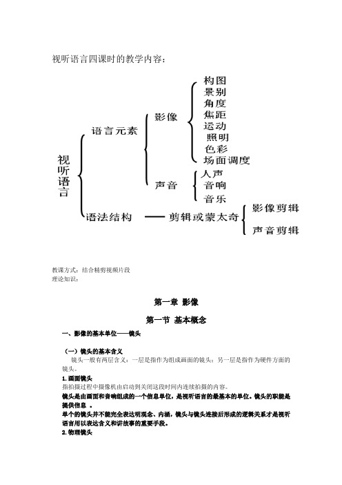 艺考编导视听语言分析