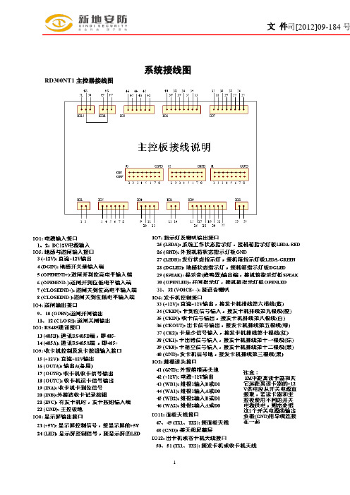 道闸系统接图