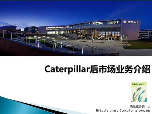 卡特彼勒(caterpillar)后市场情况介绍