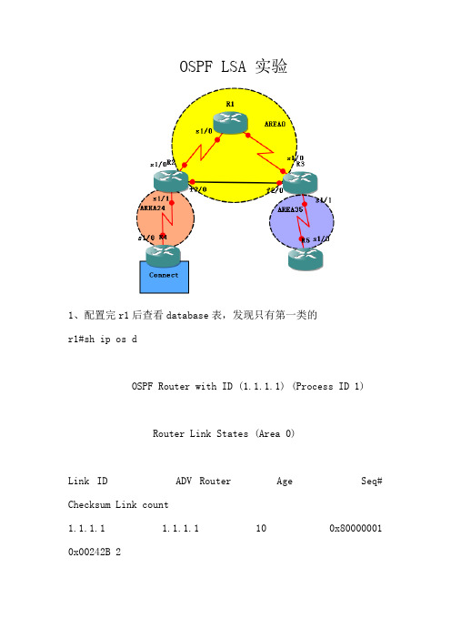 ospf实验报告