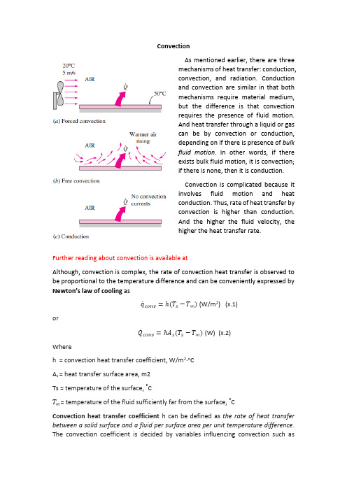 传热英文讲义-热对流 heat transfer-convection