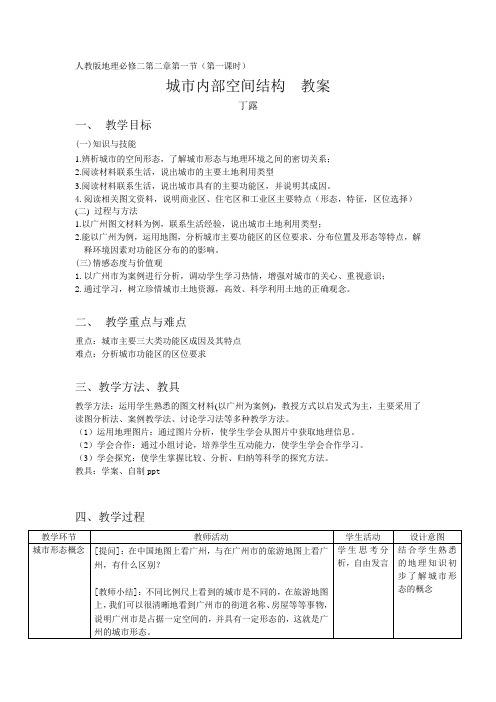 二2.1城市内部空间结构(一等奖)